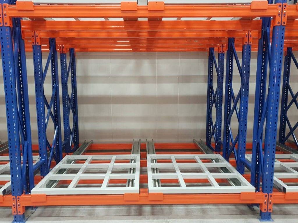 《B4WB》重型貨架：多板儲存,水平後推